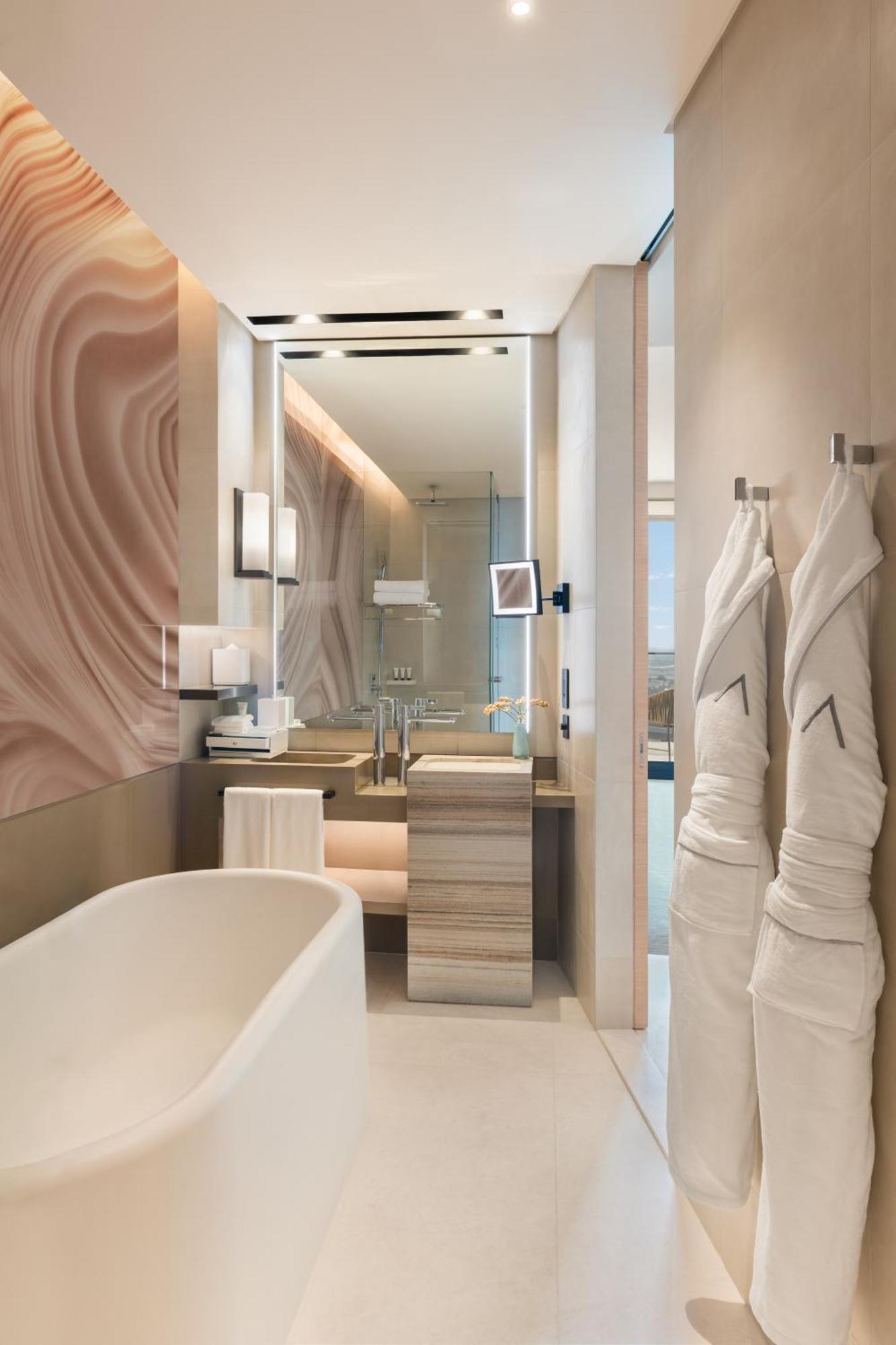Suite mit 1 Schlafzimmer, Jacuzzi-Pool, Meerblick und Balkon