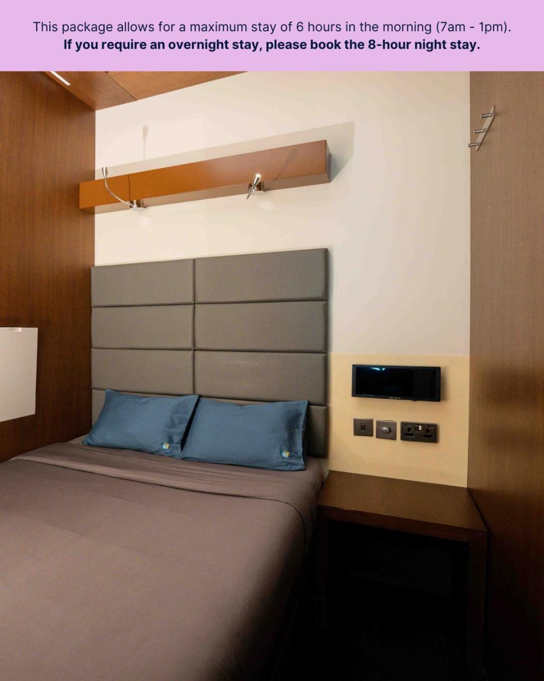 Double Cabin - 6 Hour Morning Stay from 07:00-13:00 hrs (7am-1pm)