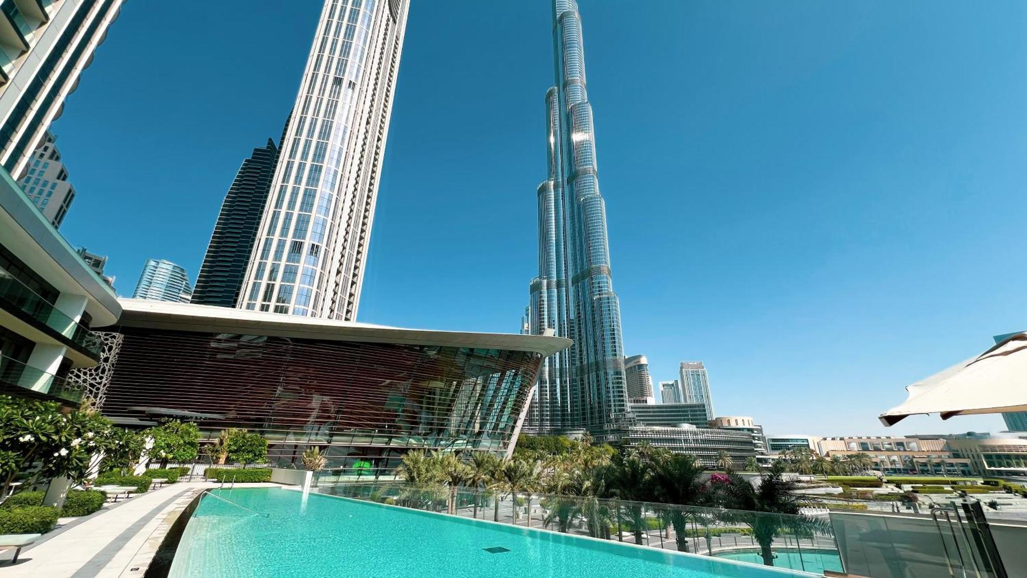 Two-Bedroom Apartment with Burj Khalifa & Fountain view