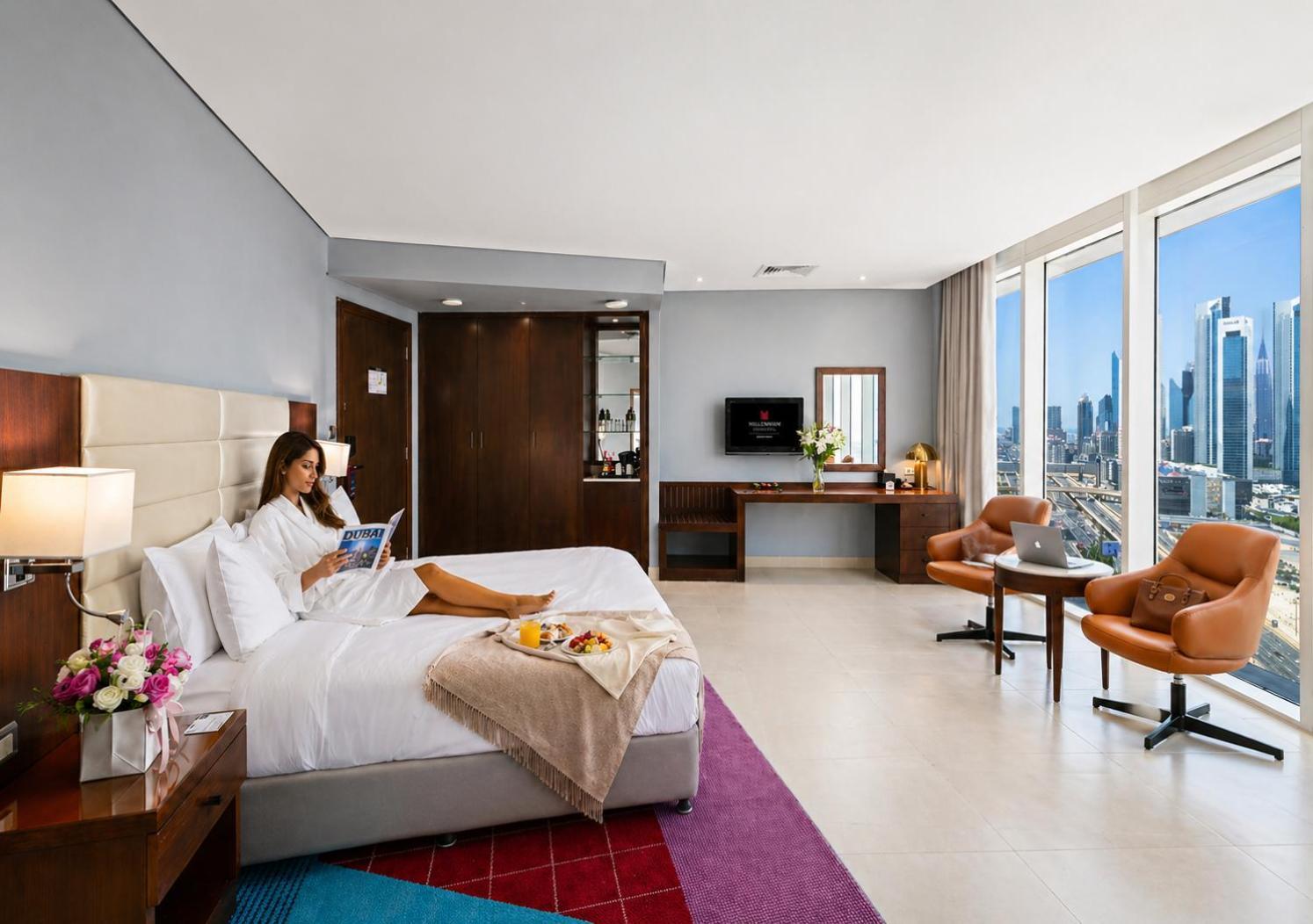 Premium Zimmer mit Aussicht auf die Skyline