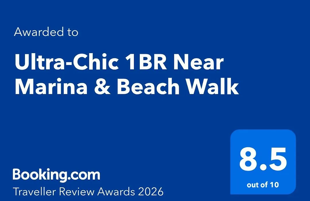 Ultra-Chic 1Br Near Marina & Beach Walk-1