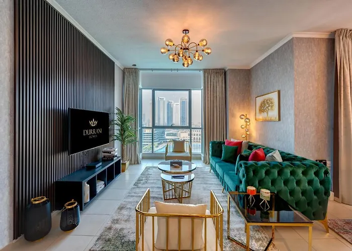 Durrani Homes - Luxe Living With Burj Khalifa And Fountain View - Third Room Without Partition