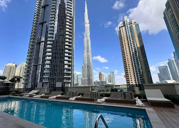 Burj Khalifa View - Modern 1Bdr Apartment دبي, الإمارات العربية المتحدة