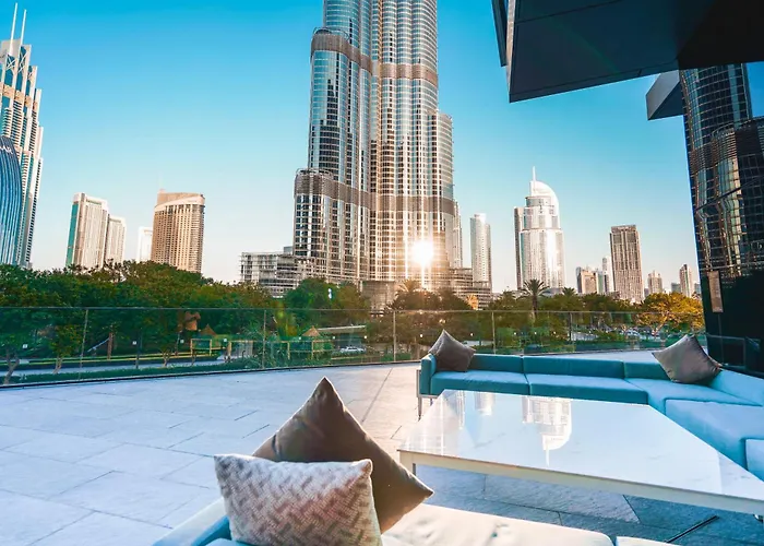 Closest Building To Burj Khalifa With Fountain View In Address Opera Residence