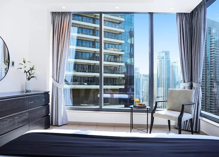 Panoramic Luxe 1Br With Breathtaking Views At Dubai Marina Near Jbr - Silverene Towers