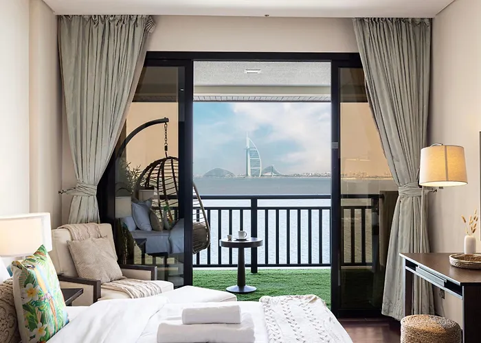 Beachfront Residences With Full Sea And Burj Alarab Views In Luxury Resort