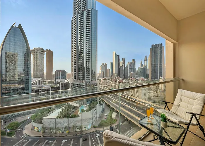 Chic Luxe Studio Direct Access Dubai Mall