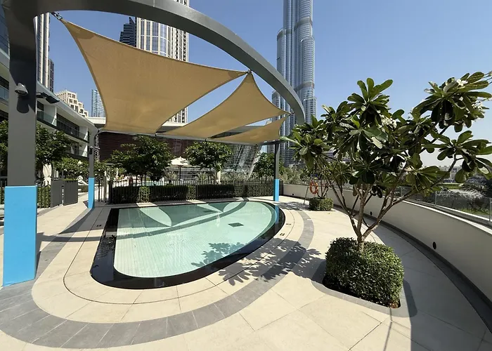 Burj Khalifa & Fountain Views, Pool, Free Parking