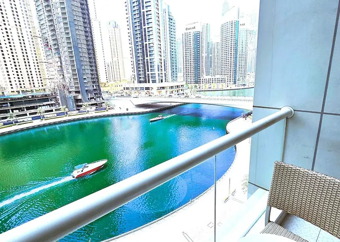 Serene 1Br With Stunning Marina Views In Marina - The Atlantic