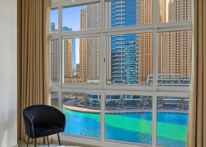 Serene 1Br With Stunning Marina Views In Marina - The Atlantic