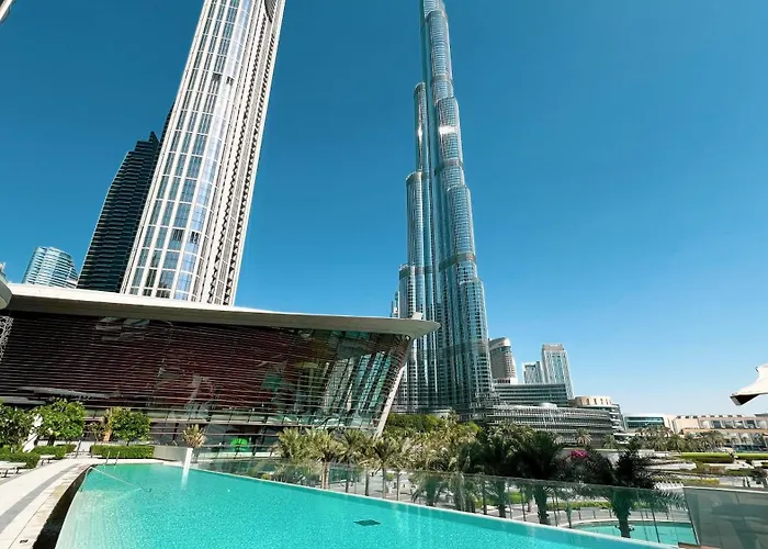 Luxury Grande Suites By Hostiva - Full Burj Khalifa View