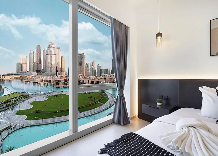 Luxury Grande Suites By Hostiva - Full Burj Khalifa View