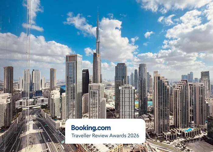 Apartment On High Floor With Burj Khalifa View And Infinity Pool