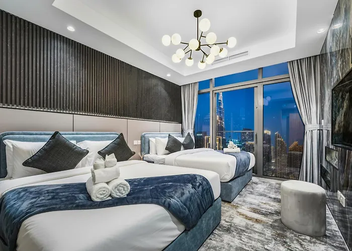 Apartament Highest Infinity Pool In Downtown Dubaj, Zjednoczone Emiraty Arabskie